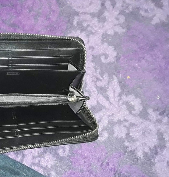 Black Coach Wallet - Picture 2 of 2